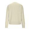 Women's Fashion Round Neck Pullover Sweater Casual Versatile Solid Color Knit Top