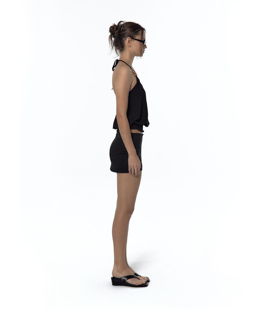 Kasiko Lily Mini Skirt Pants Black