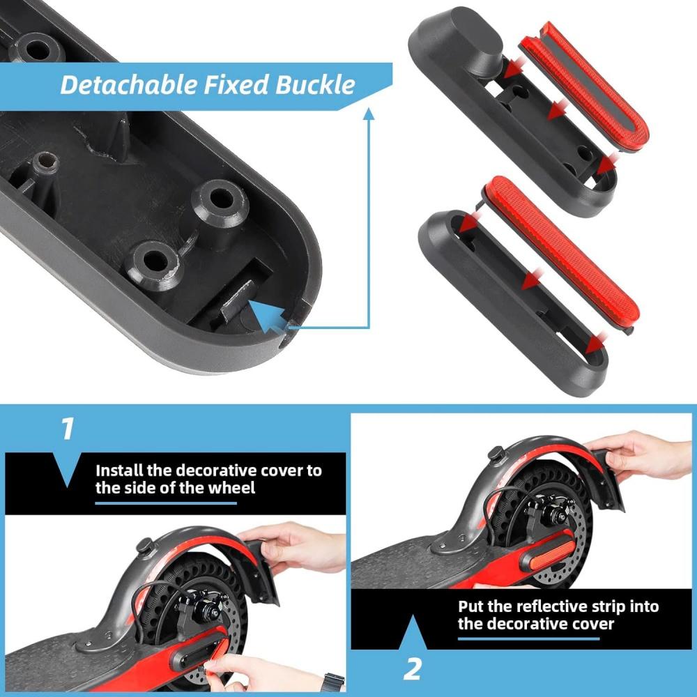 Reflektierende Roller Vorder-, Hinter-, Seitenradabdeckung für Xiaomi M365 PRO PRO2