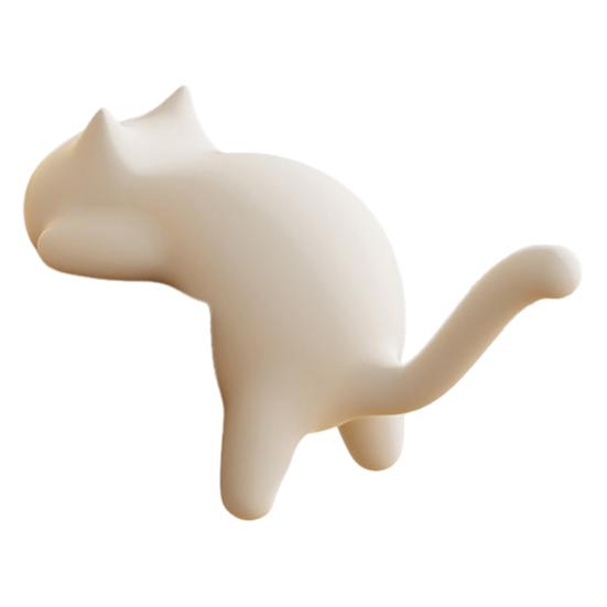 Yousheng 1/3Pcs Cute Cat Shaped Hook Table Handbag Hanger Strong Load-bearing Multipurpose Heavy Duty Purse Hook Bag Holder