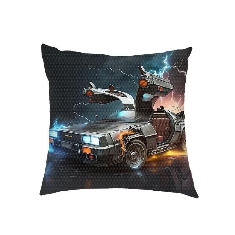45x45CM Motorrad Rennwagen Druck Kissenbezüge Motorrad Kissenbezug Heimdekor Mode Quadratisch Sofa Bett Überwurf Kissenbezug