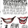 Halloween X-Men & Suicide Squad Tattoo Stickers: Harley Quinn & Joker Designs