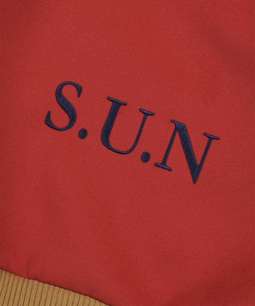 Sunday Fruit Market Apple Varsity Jacket Red