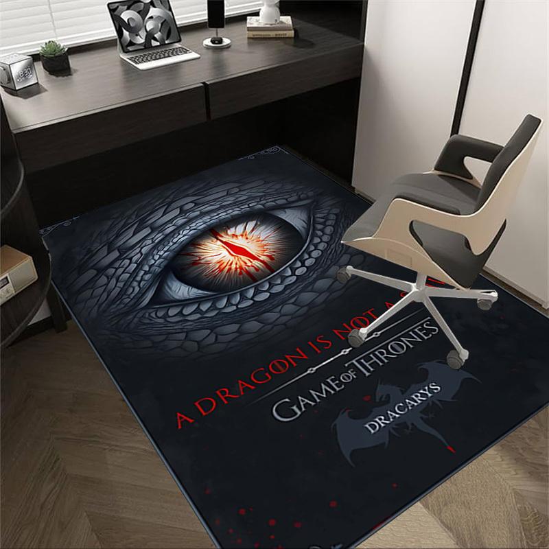 

1 шт. DRAGON SLAVE Ковер Офисный коврик Коврик для дома Декор для дома Ковер для зоны Фестивальный подарок Коврик под офисное кресло Долговечный материал1107L 60cm by 90cm