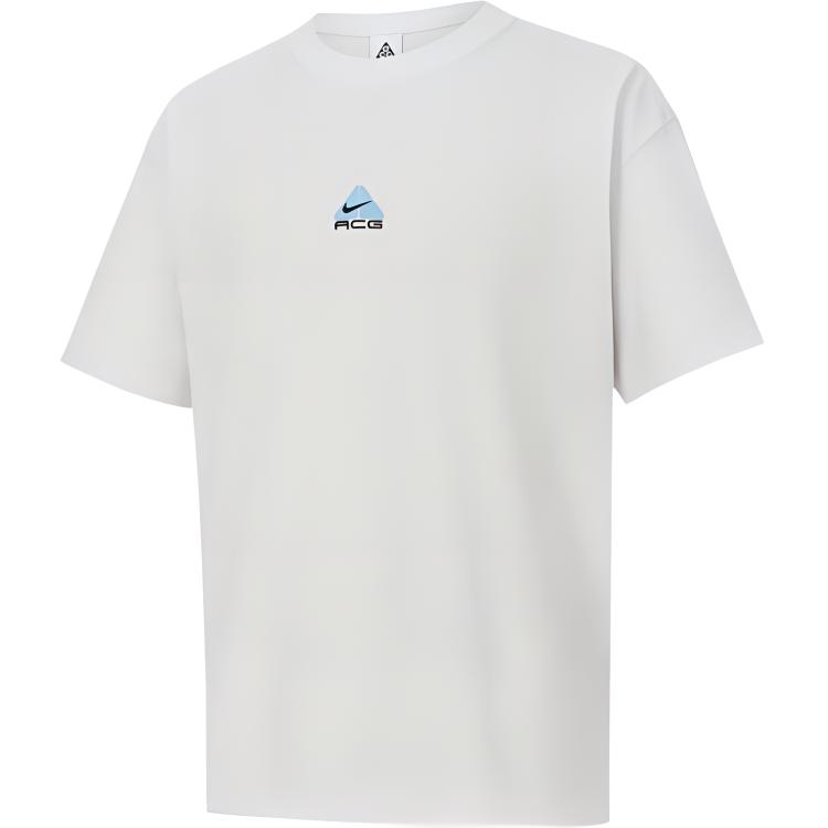 Nike ACG Collection Solid Color Round Neck Casual Loose Short-Sleeve T-Shirt Men Tops Summit-White DQ1816-124