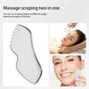 Stainless Steel Gua Sha Board Massager Facial Lifting Muscle Relaxing Pain Relief Body Scraping Tool for Head Neck