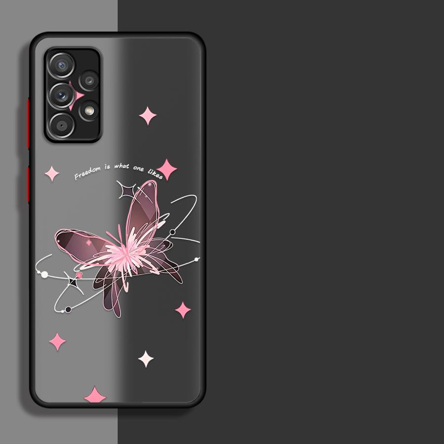 Beautiful Butterfly Art Phone Cover Case for Samsung Galaxy A73 A33 A14 A23 A54 A53 A16 A15 A56 A55 A35 A34 A36 A17 A52 A52S A72