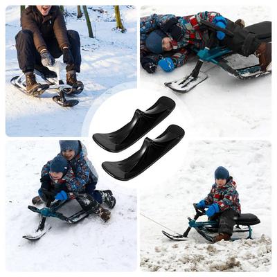 Ski Scooter Conversion Kit Snow Scooter Kids Snowboard Ski Skooter Kids Sled Ski Sled Outdoor Skate Board Ski Attachment Snow