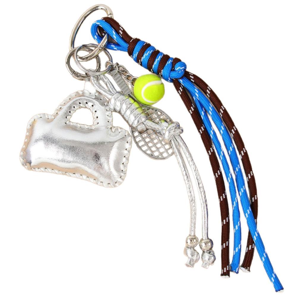 It is the original design of ins wind laser leather, high-end exquisite small bag pendant, keychain, schoolbag pendant.