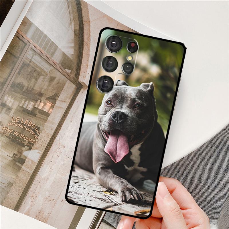 Pit Bull Pitbull Dog Phone Case For Samsung Galaxy S24 Ultra S9 S10 S20 S22 S21 Plus S23 FE S25 Ultra Full Cover