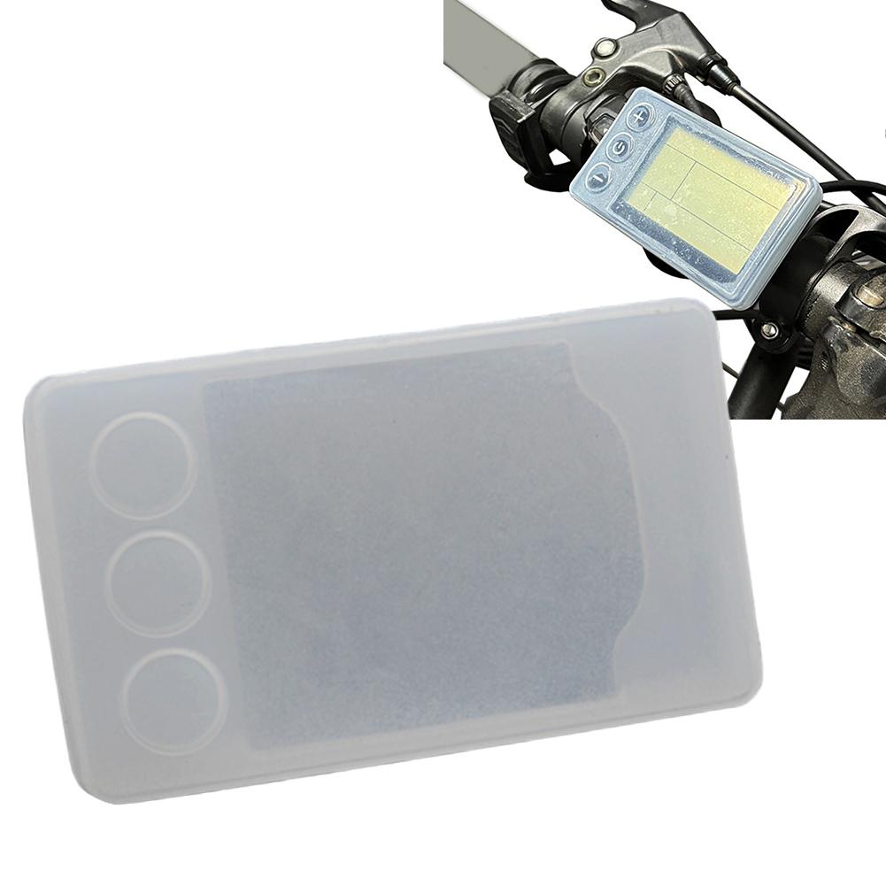 Silicone Display Cover for S866 LCD Electric Bike Prevents Dust and Rain Damage