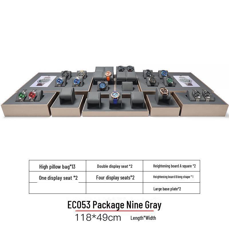 Digu Gray Multi-Grid Jewelry Display Stand