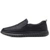 Comfort Men Leather Loafers Shoes Non Slip Flats Breathable Outdoor Slip On Casual Shoes for Male Business Office Driving Shoes