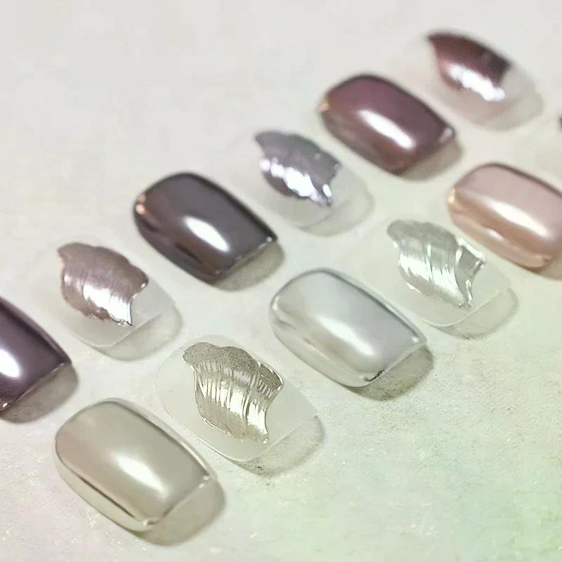 1Box New Nail Magic Mirror Sequins Hyper Flash Nail Shining Autumn Winter Nail Decoration DIY Nail Enthusiasts