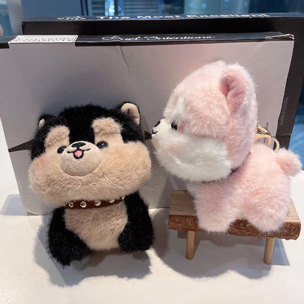 Stuffed Animals Dog Plush Keychain Small Pendant Puppy Pendant Dog Stuffed Doll  Kids Toys