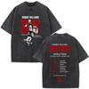 Robbie Williams Britprwp 2026 Tour Merch Vintage Washed T Shirt Men's Women Short Sleeve Cotton Casual T-shirts Streetwear Tops
