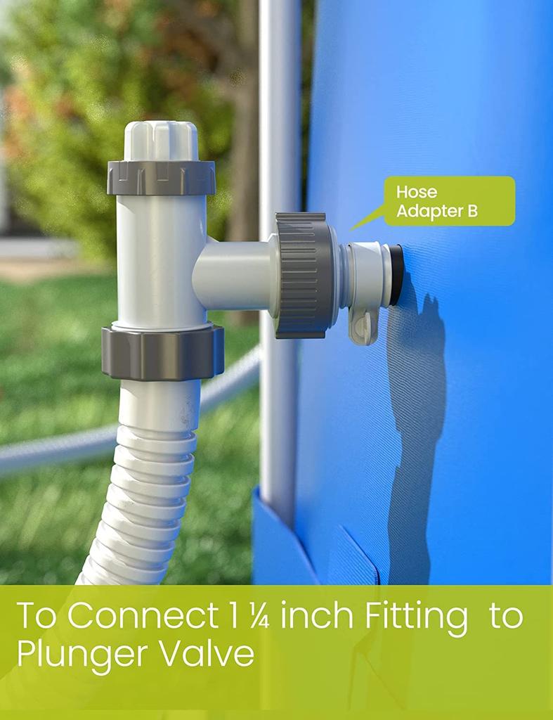 For I-ntex Replacement Hose Adapter A W/ Collar For Threaded Pumps