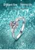 S925 Sterling Silver D Color Pear-Shaped 1.5CT Moissanite Three-Stone Women's Proposal Ring