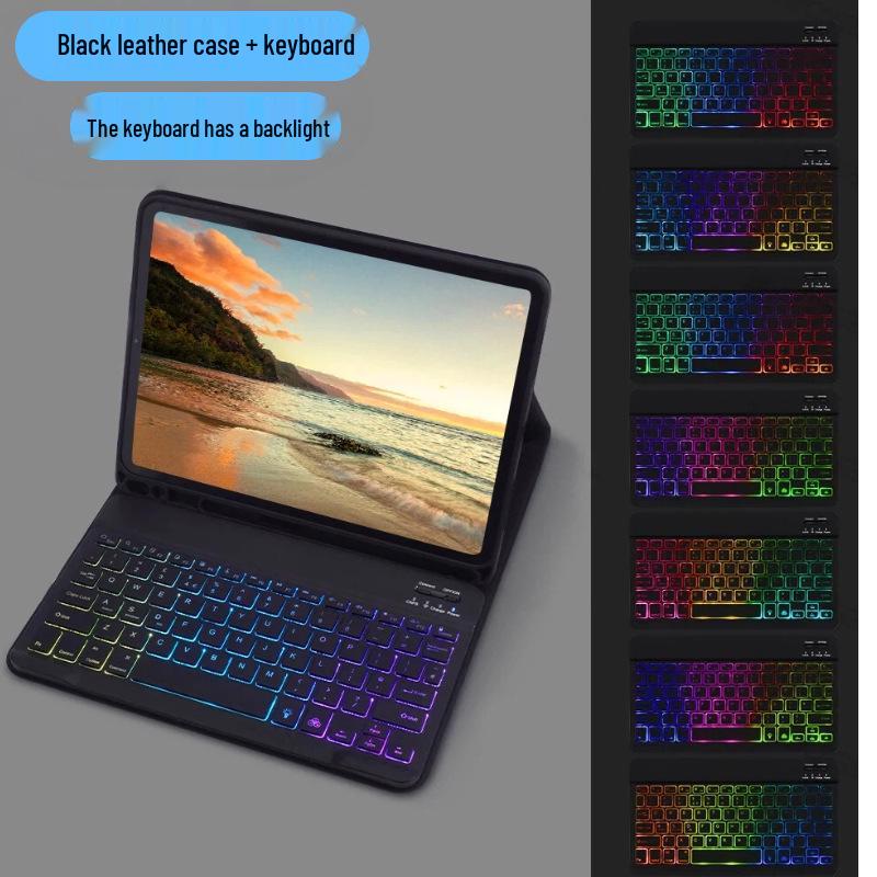 iPad 10th Gen Magnetic Protective Case with Backlit Keyboard & Pen Slot