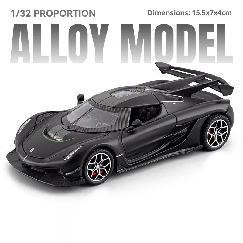 1:32 Koenigsegg Jesko Alloy Car Model Children's Sports Car Car Model Ornaments Toy Car Boy Gift
