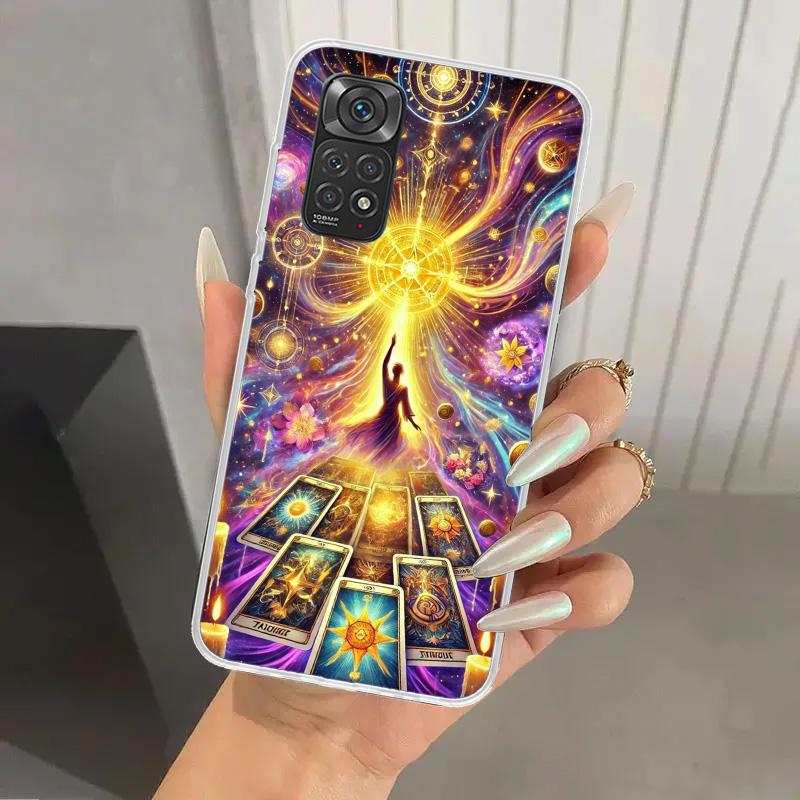 Witch Tarot Card Phone Case for Xiaomi Redmi Note 15 14 14S 13 12S 12 Pro 11S 11 Plus 11T 11E 10S Soft Funda Print Shell Redmi N