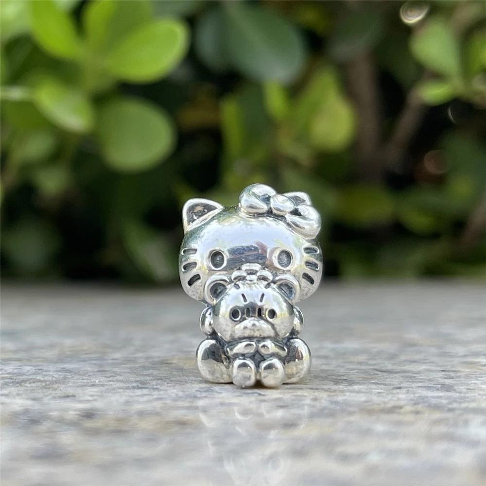 Sparkling 925 Silver Cartoon Series Charm Bead Fit Original Bracelet Necklace DIY Fashion Women Jewelry Accessories