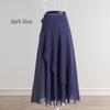 Women's Summer Ballet Practice Dress with Long Chiffon Skirt