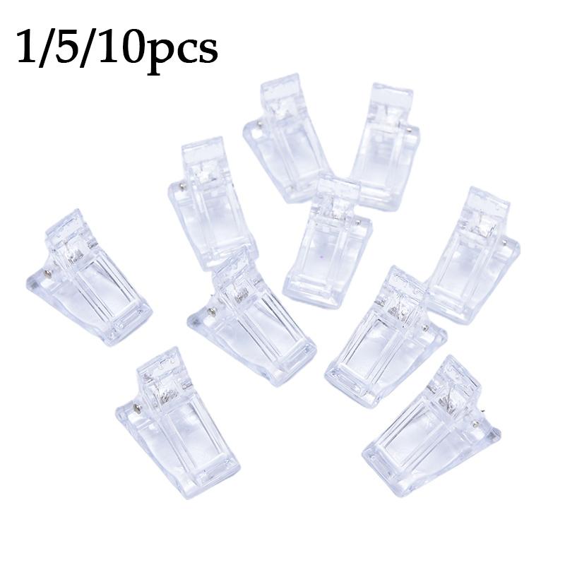 Sfaturi pentru unghii Clip Transparent Finger Building Gel Extension Nails Art Manichiura Instrument