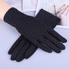 Women Driving Sunscreen Dot Short Gloves Sun Protection  Gloves