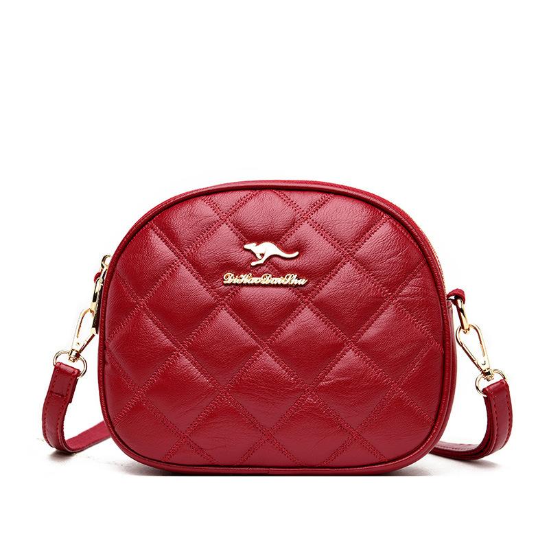 Women's small bag 2025 autumn and winter new trendy fashion versatile portable mother bag light luxury soft leather shoulder messenger bag