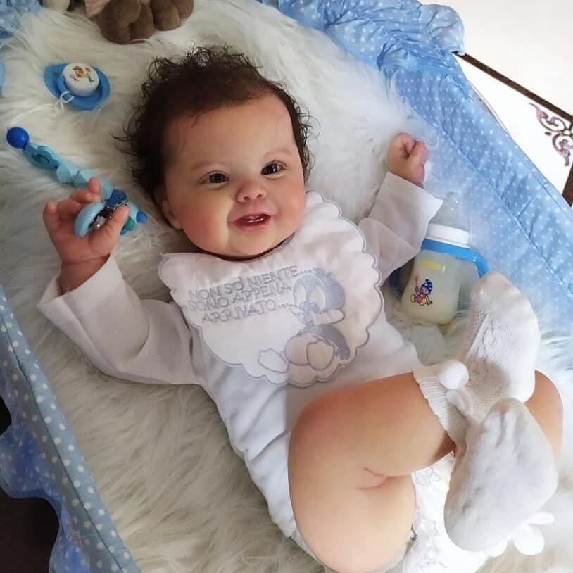 60CM realistyczne 3D-farba skóra miękki silikon Reborn Baby dla dziewczyny lalka artystyczna z żyłami naczyniowymi element ubioru Bebe prezent urodzinowy