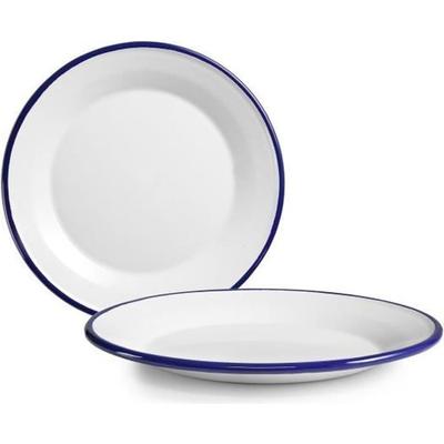 IBILI 901126 White/Blue Paper Flat Plate 26 X 26 X 4 Cm