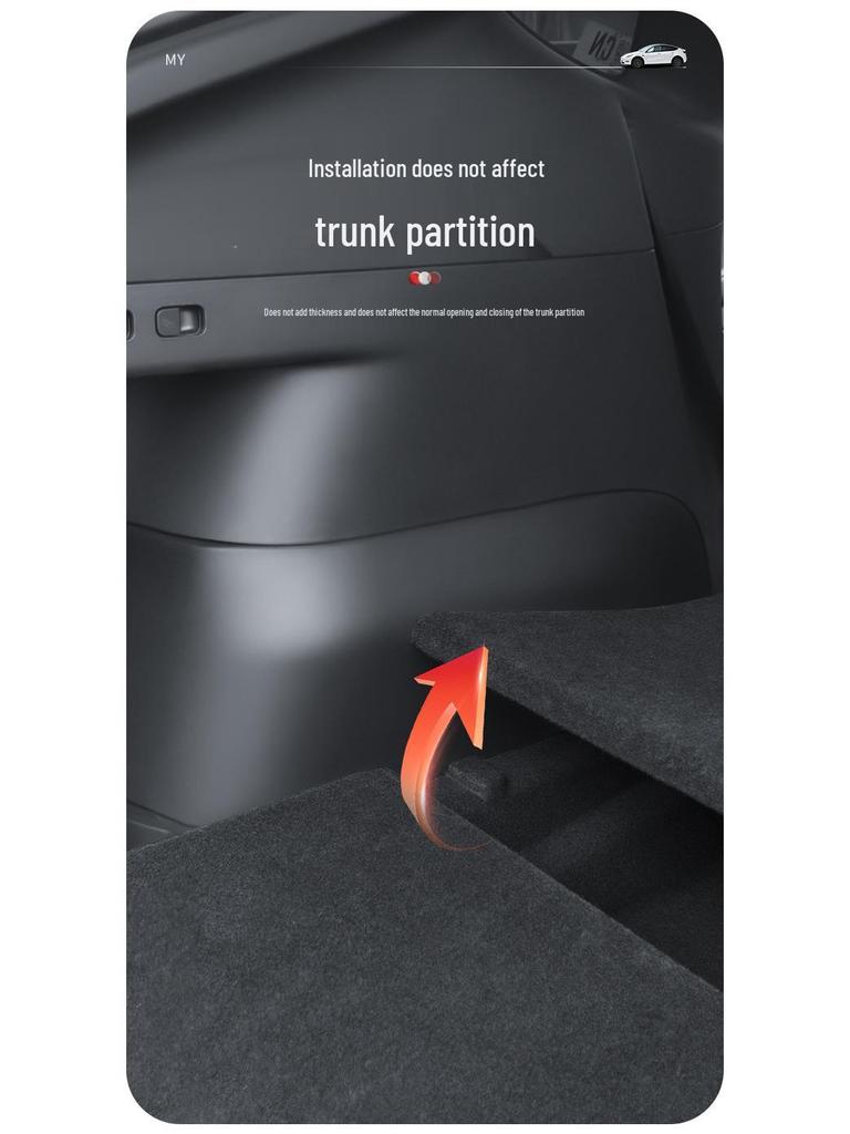 Tesla Model 3/Y Trunk & Seat Protector with Sill Strips (Refresh Version)