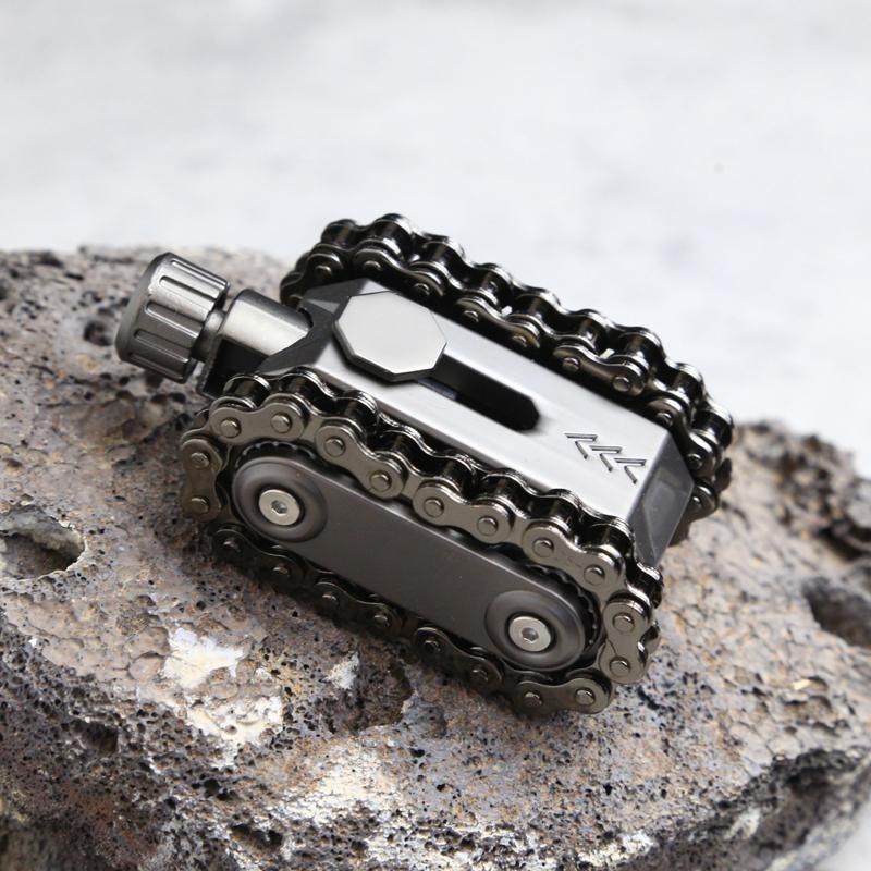 EDC Metal Tank Fingertip Spinner Chain Gear Toy Office Stress Relief Toys Office Stress Relie For Adult Children Giftf Toys