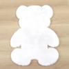 Adorable Plush Bear Bedroom Rug - Thick, Wear-Resistant, Dirt-Proof, Perfect for Girls' Decor