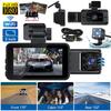 Neue Wifi 3 Kamera Auto Dvr Dash Cam FHD 1080P 3 Kanal Objektiv Dash Kamera Innenraum Dashcam Video Recorder Black Box Super Nachtsicht