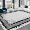 Leicht-Luxus-Teppiche für Schlafzimmer Anti-Rutsch-Bettvorleger Große Fläche Wohnzimmerdekoration Weicher Teppich Waschbare Garderobe Bodenmatte