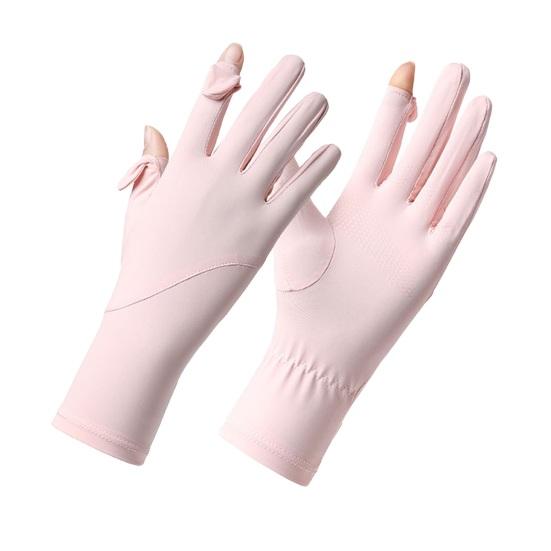 UV Protection Cooling Sun Protection Slip Palm Gloves Full Finger Gloves Anti Ultra