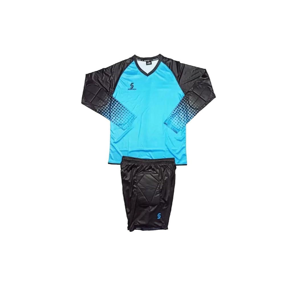 Blue Shorts Sponge Supported Goalkeeper Jersey Set R0124-13-14 Age