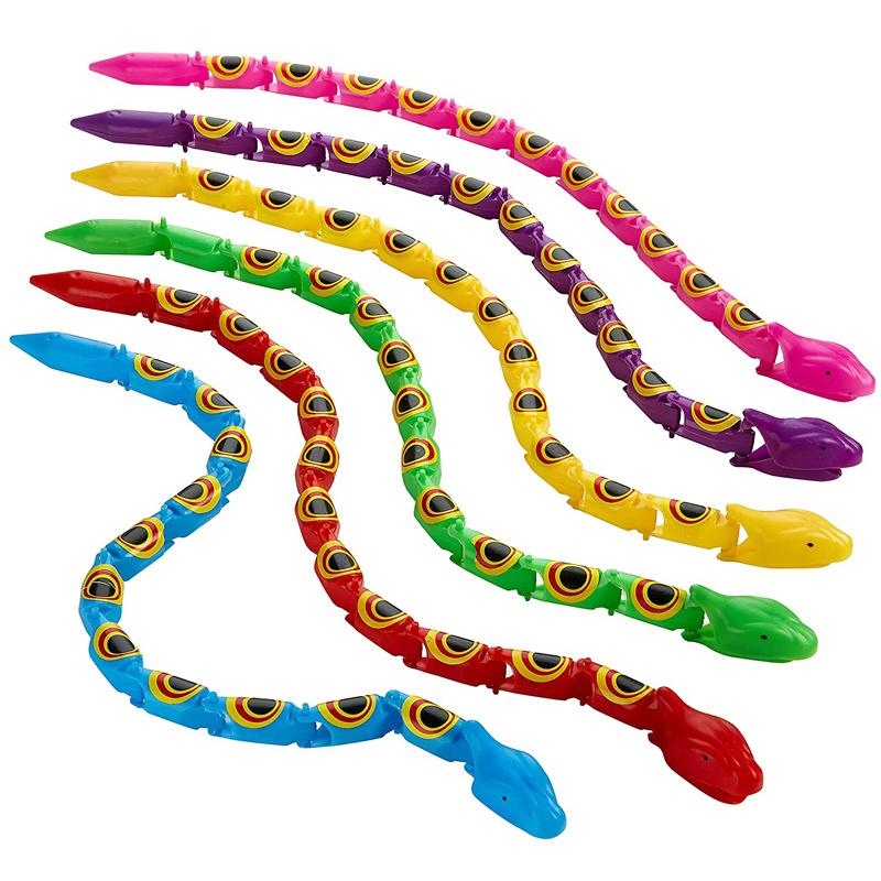 Children's Novel and Funny Simulation Toy Twist Snake Party Party Prank Joint Snake Toy Objet Insolite Cosas Raras Holiday Gift