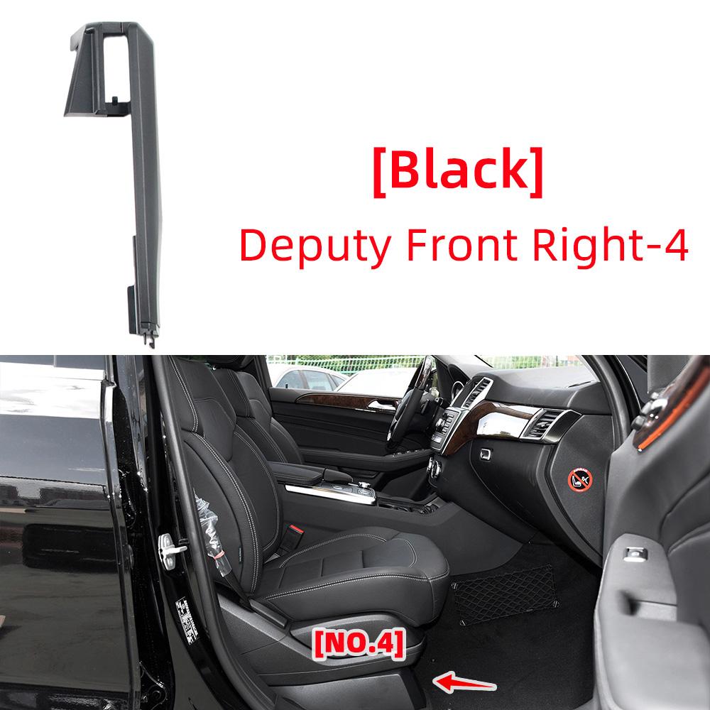 Seat Track Cover Rail Trim Front Left Right for Mercedes-Benz GLE W166 GLS W292 Black 1669190500 1669190800
