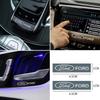 car styling badge stickers car audio center console decoration stickers for Ford Focus 2 MK2 MK5 Fiesta Mondeo Galax ST