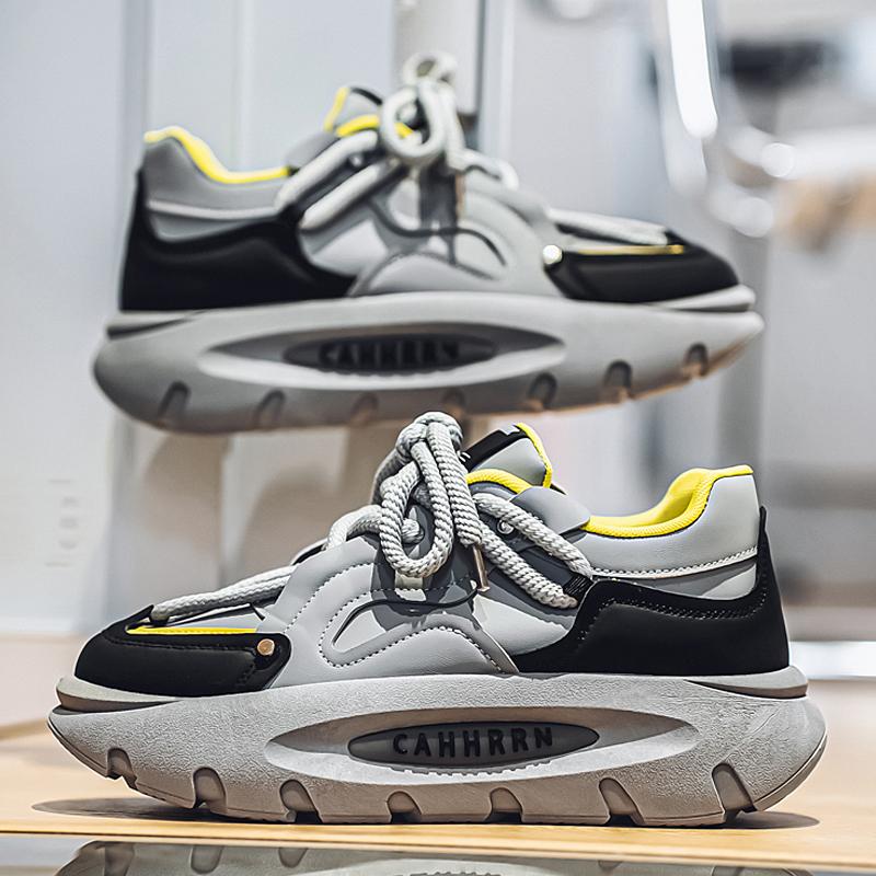 

Fall New Style Fashionable Casual Sports Shoes, Loafers, Lightweight and Comfortable Running Shoes, Versatile Student Shoes 39 серый