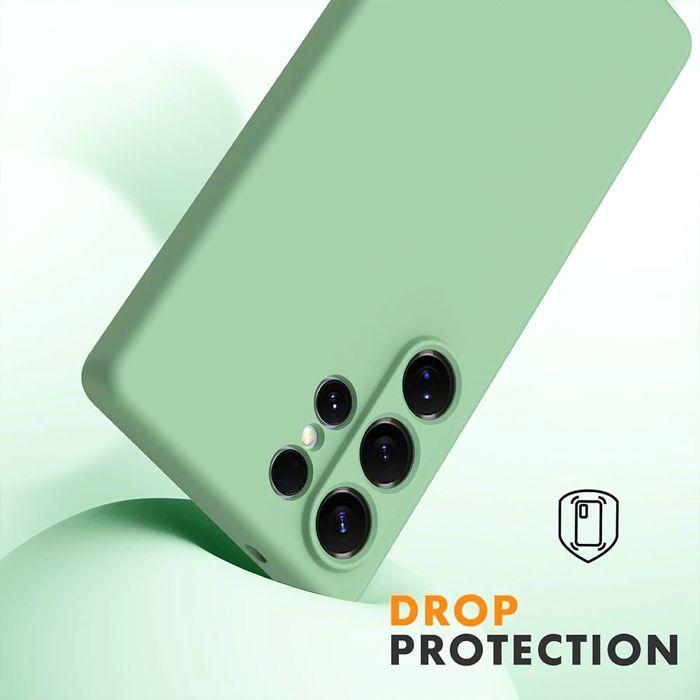 Coque Silicone - BOOLING - pour Samsung Galaxy S26 Ultra - Slim Légère Anti-Rayures - Vert