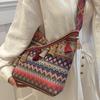 Ethnic Style Tote Bag For Women With Tassel For Daily Use