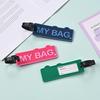 1PC Women Men Cute Luggage Tag Baggage ID Holder Travel Accessories Portable Suitcase Label Boarding Tags