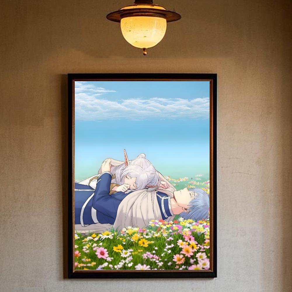 Poster Anime Frieren, artă HD, lipicios, perete impermeabil, casă, living, dormitor, bar, decor estetic