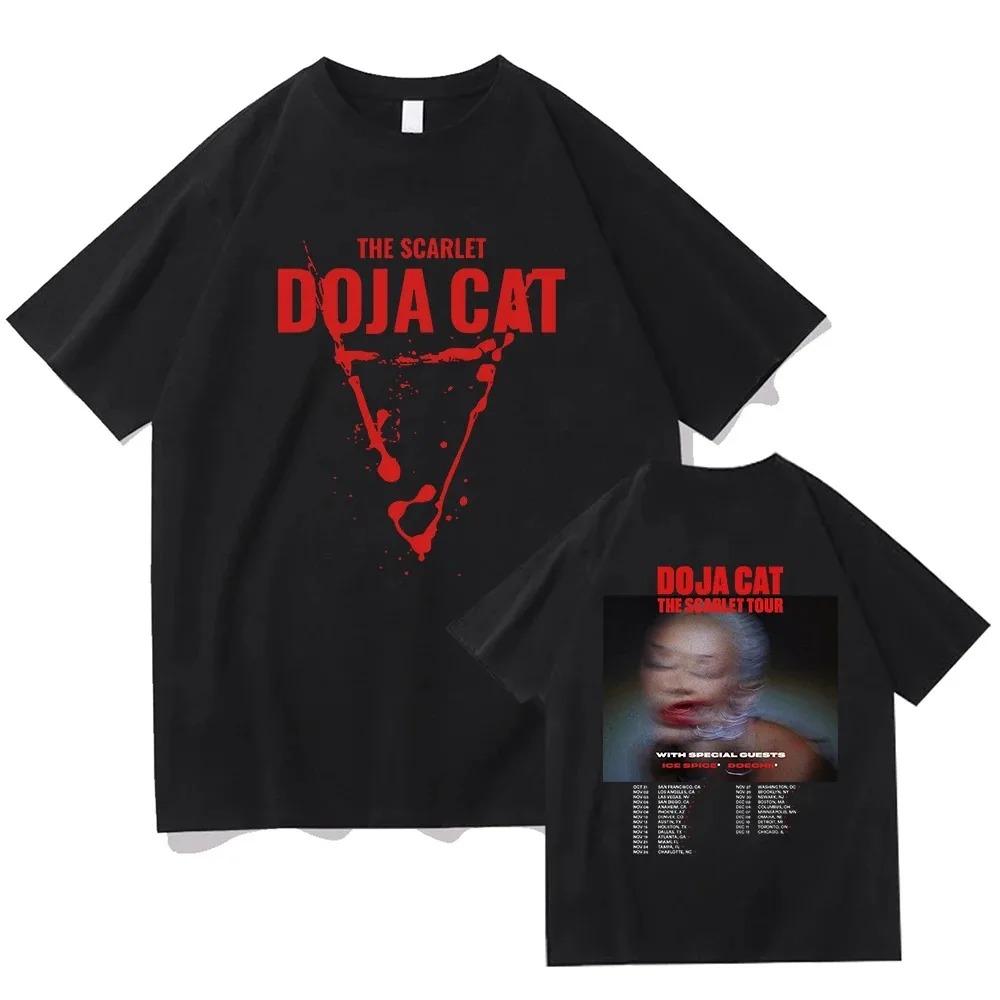 

Горячая Распродажа Постер The Scarlet Doja Cat Графический Принт Футболка Мужская Женская Уличная Мода Хип-Хоп Харадзюку Хлопок Повседневный Оверсайз Топ Летний Новый Футболка 4XL