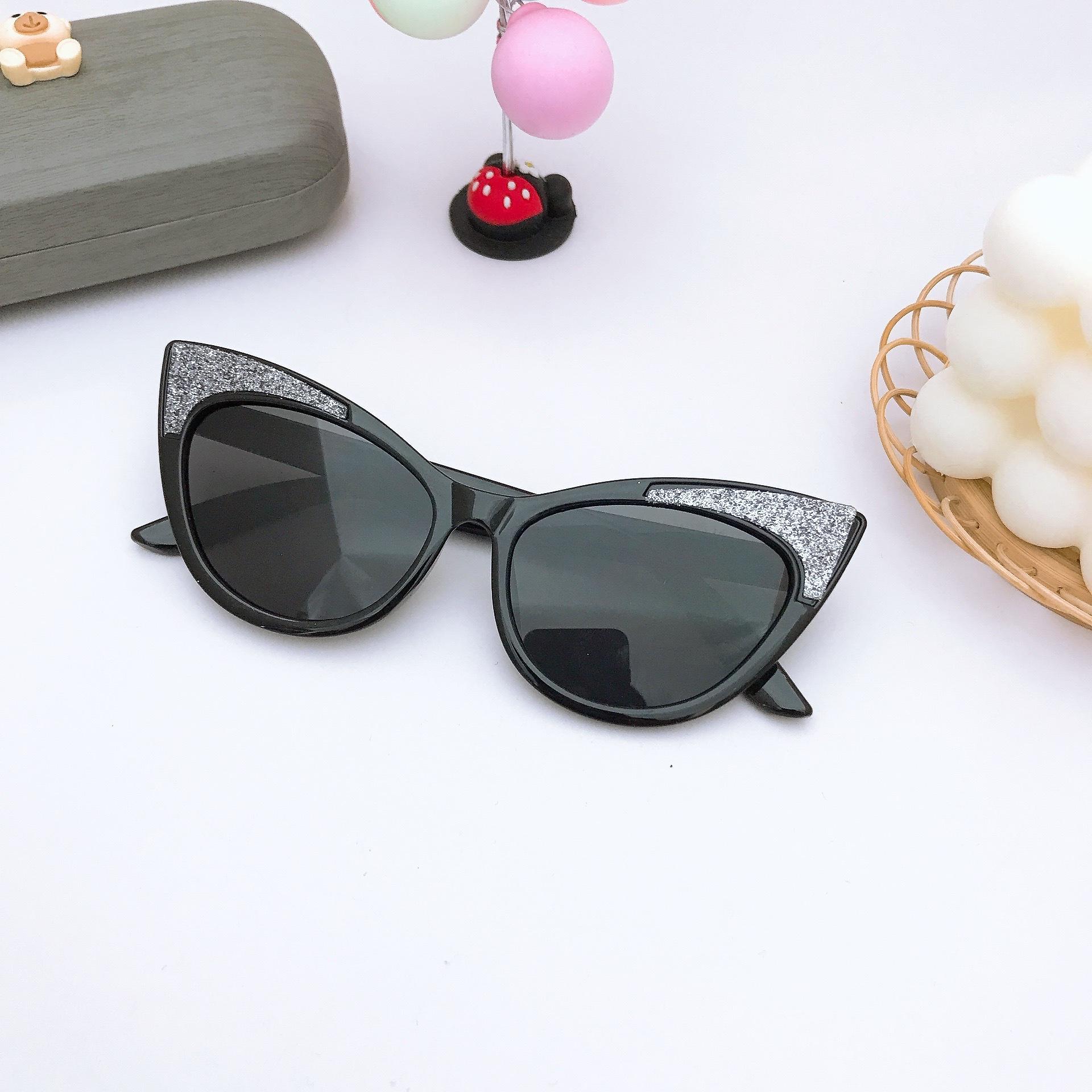 

Детские солнцезащитные очки солнцезащитные очки с защитой от ультрафиолета милые детские солнцезащитные очки кошачий глаз защита глаз очки Tide