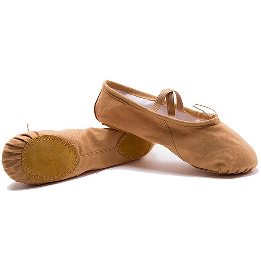 

Yoga Leather Canvas Ballet Dance Children Dance Shoes Girls Ballet Shoes Flats Shoes Gils Shoes 44 верблюд